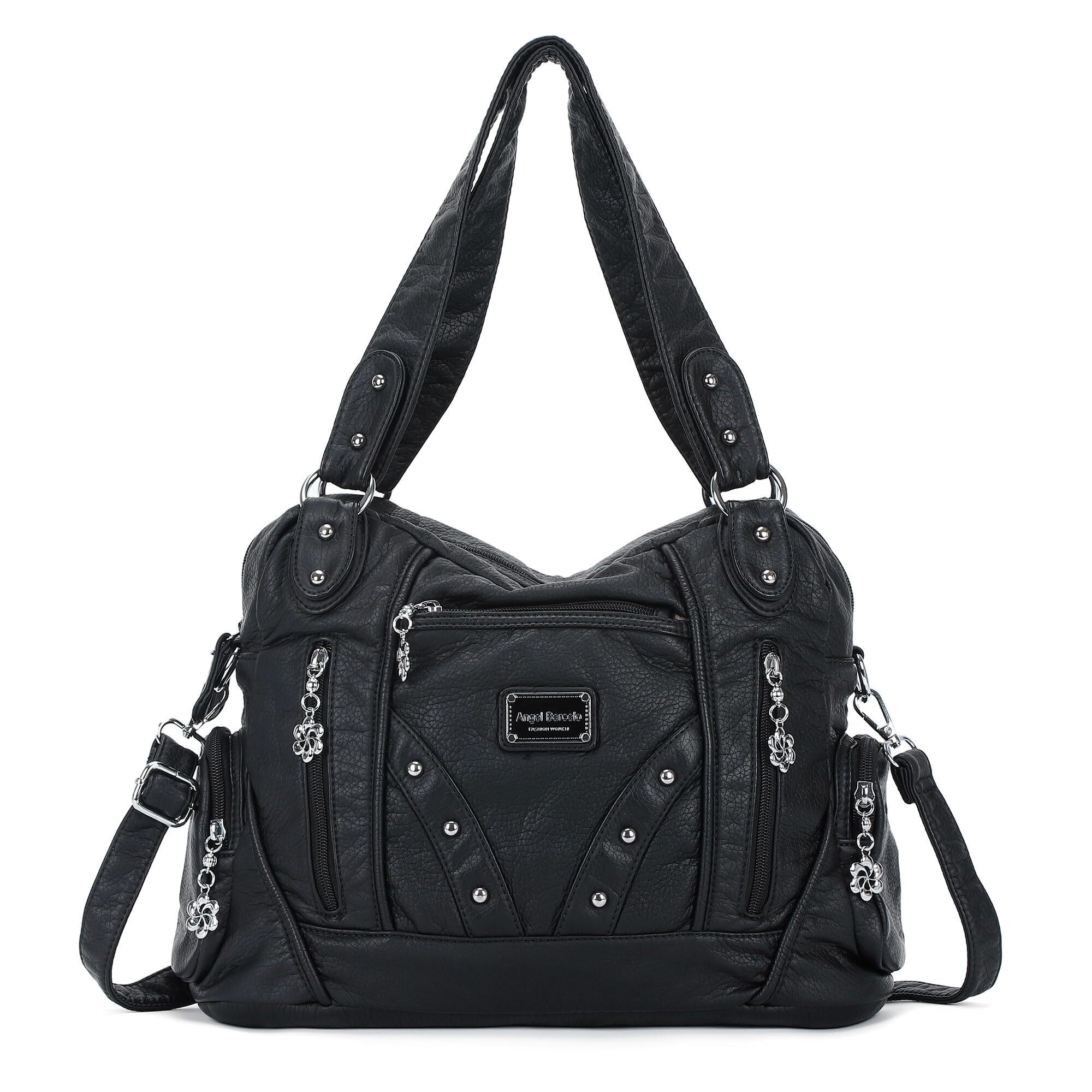 6694 Large Hobo Bag Crossbody Purse And Handbags Shoulder Bags Black